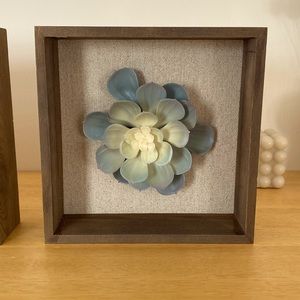 Three artificial plant wall arts